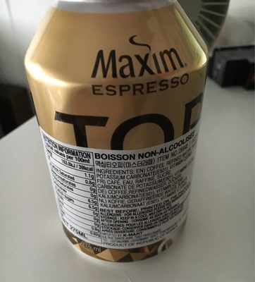 Maxim Espresso T. o. p Can Coffee - Master Latte - 8801037087543
