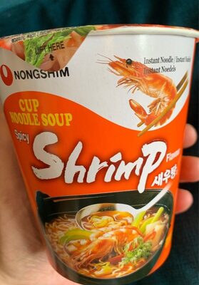 Nong Shim Instant noodles Mit Shrimp geschmack Scharf - 8801043029384