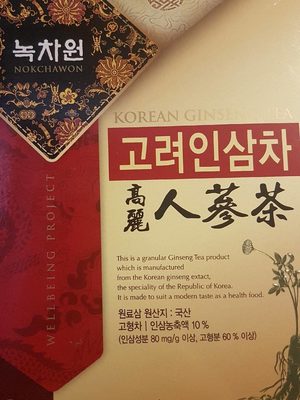 Nokchawon Korean Ginseng Tea - 8801767912559