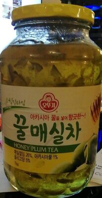 Ottogi Honey Plum Tea 35oz. ( 1KG) - 8802783203232