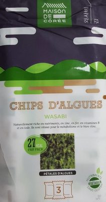 Chips d'algues wasabi - 8805957018892
