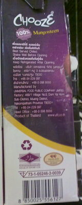 Mangosteen wit mixed juice - 8850025556127