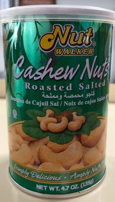 Nut Walker Roated Cashew Nuts With Salt 135 G. - 8850096920025