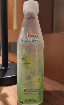 Sappe Aloe-vera Drink Grape Flavor 365 ML. - 8850389109076