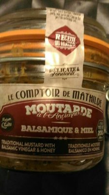 Moutarde à l'ancienne balsamique et miel - 8850487059105
