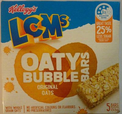 Kellog's LCMs Oaty Bubble Bars - 8852756302202