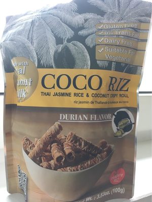 Biscuit Riz au jasmin & lait de coco Arome durian - 8852959007683