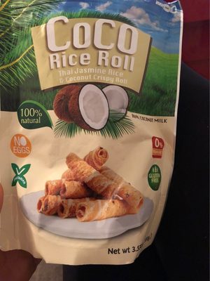 Coco rice roll thai jasmine rice  & coconut crispy roll - 8852959008123