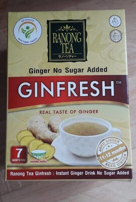 Ginfresh ginger no sugar added - 8854575007245