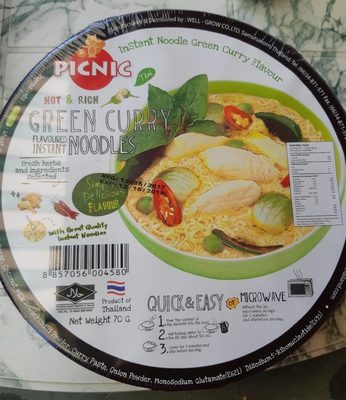 Green curry noodles - 8857056004580