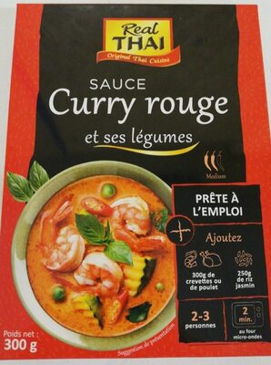 Sauce curry rouge et ses légumes - 8858135071011