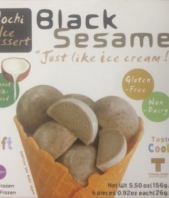 Black Sesame Ice Mochi - 8858679646058