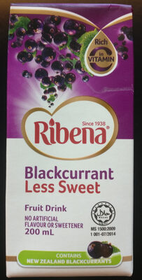 Blackcurrant Less Sweet - 8885012290470