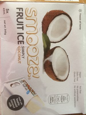 SMOOZE glace aux fruits simplement coco - 8886303245193