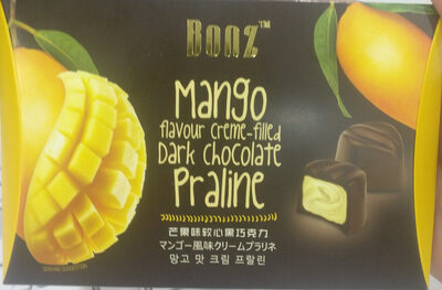 Mango Flavour Creme-filled Dark Chocolate Praline - 8886469212015