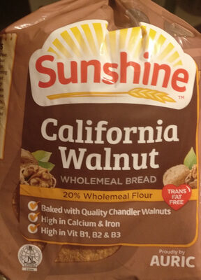 California Walnut Wholemeal bread - 8888010101649