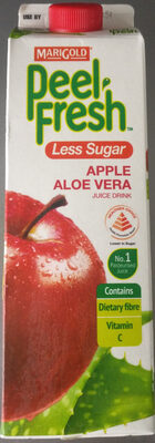 Peel Fresh Less Sugar Apple Aloe Vera Juice Drink - 8888026870003
