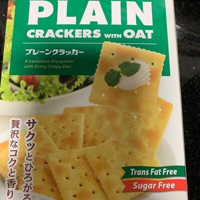 Plain crackers with oat - 8888077103396
