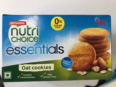 Britannia Nutrichoice Oatmeal Cookies - 8901063154049