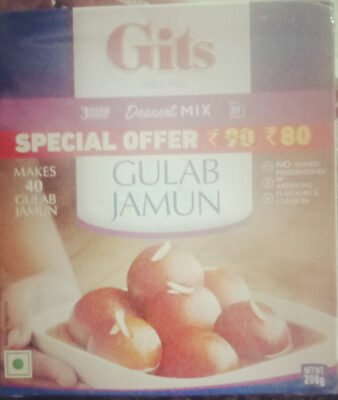 Gits Gulab Jamun Mix 200G - 8901155101210