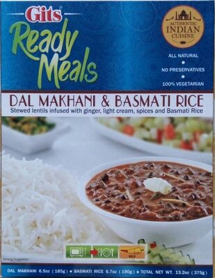 Dal makhani and basmati rice - 8901155481411