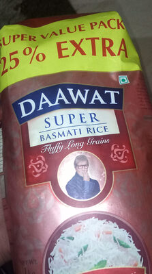 Daawat Super Basmati Rice - 8901537025127