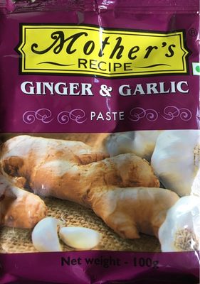 Mothers Rec Pastes Ginger Garlic - 8906001052944