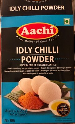 Idly Chilli Powder - Mélange d'épices de lentilles grillées - 8906021121729