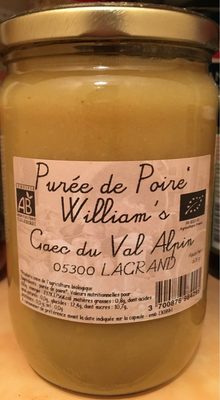 Purée de Poire Williams - 8906062121610