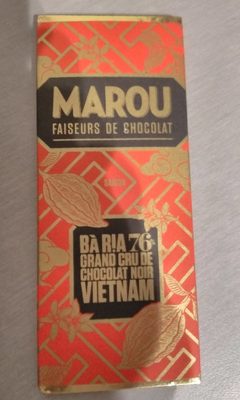 Bà Ria 76% grand cru chocolat noir vietnam - 8938505214146