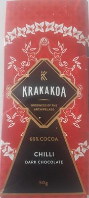 Chocolat noir chilli 60% cacao - 8997034690258