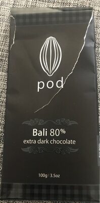 Bali 80% extra dark chocolate - 8997212730172