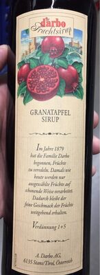 Granatapfel Sirup - 9001432038822