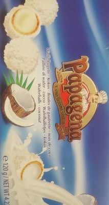 Papagena Waffelkugel Kokos, Kokos - 9002859034350