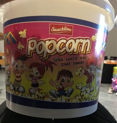 Flintstones Popcorn süss Im 250g Eimer Von Snackline - 9002859050633