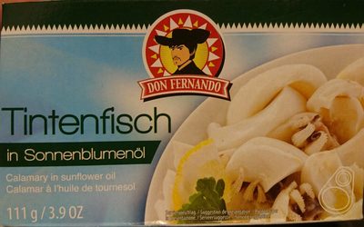 Tintenfisch In Pflanzenöl 111g Dose Don Fernando - 9002859051814