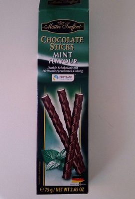 Chocolate Sticks mint flavour, 75G - 9002859053801