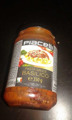 Pasta Sauce basilico Mit Basilikum 350g Glas Piacelli - 9002859071348