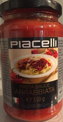 Pasta Sauce arrabiata Mit Chilli 350g Glas Piacelli - 9002859071362