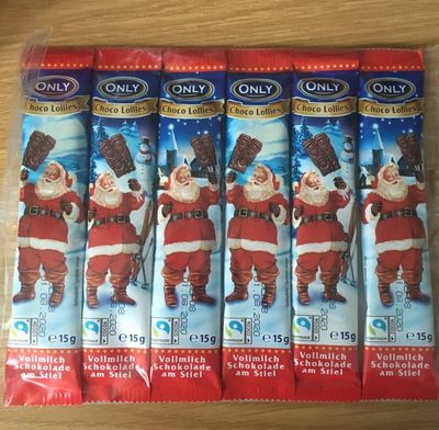 Christmas Whole Milk Chocolate Lollies - 9002859081590
