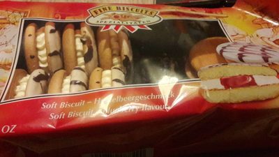 Jaffa Sandwich Sahne / Blaubeere 380G Packung Fine Biscuits - 9002859088490