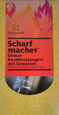 Sonnentor Scharfmacher Dinkel-Knabberstangerl mit Gewürzen - 9004145004696