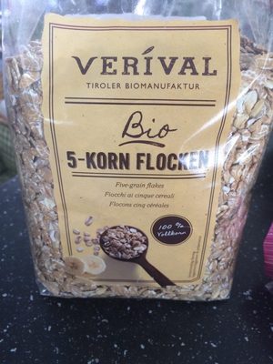 Verival 5 korn Flocken Bio (500G Beutel) - 9004617063022