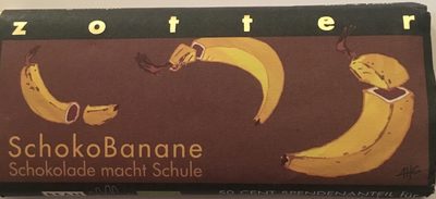 ShokoBanane - montain milk chocolate with banana - 9006403045236