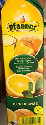 Orangensaft 100% 1l Elopak Pfanner - 9006900017514