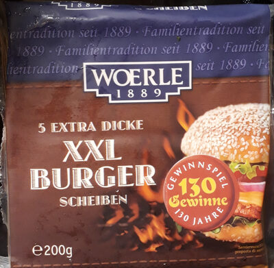 Woerle XXL Burger Scheiben 200 g - 9066085219646