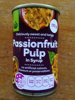 Passionfruit pulp in syrup - 9300633945138