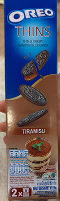 Oreo Thins & Crispy Tiramisu Sandwich Cookies - 9300650025219