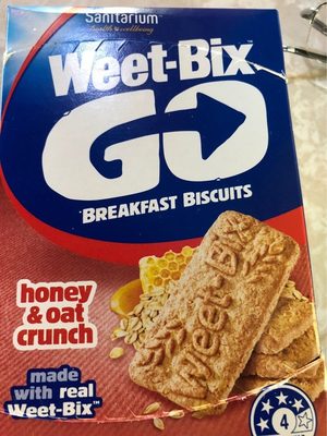 Sanit Weet-bix Go Hny &oat250gm - 9300652805741