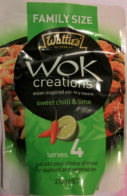 Wok Creations - Sweet Chilli & Lime - 9300657360580